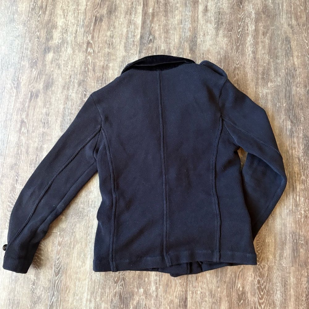 Ralph Lauren Black Sweater Blazer size Small - Picture 2 of 5